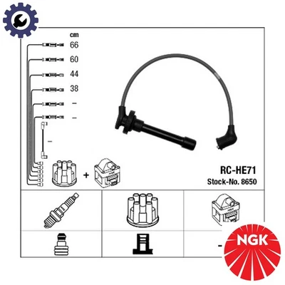 IGNITION CABLE KIT 8650 FOR HONDA F23Z5/F23A1/F23X5/F23W5 2.3L 4cyl ACCORD VI - Image 1 of 4