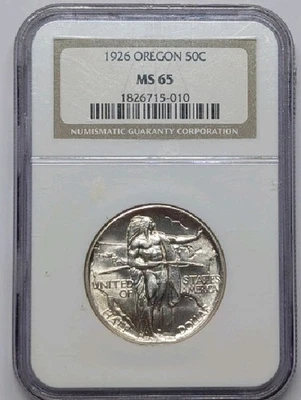 1926 MS65 NGC Oregon  - Image 1 of 2