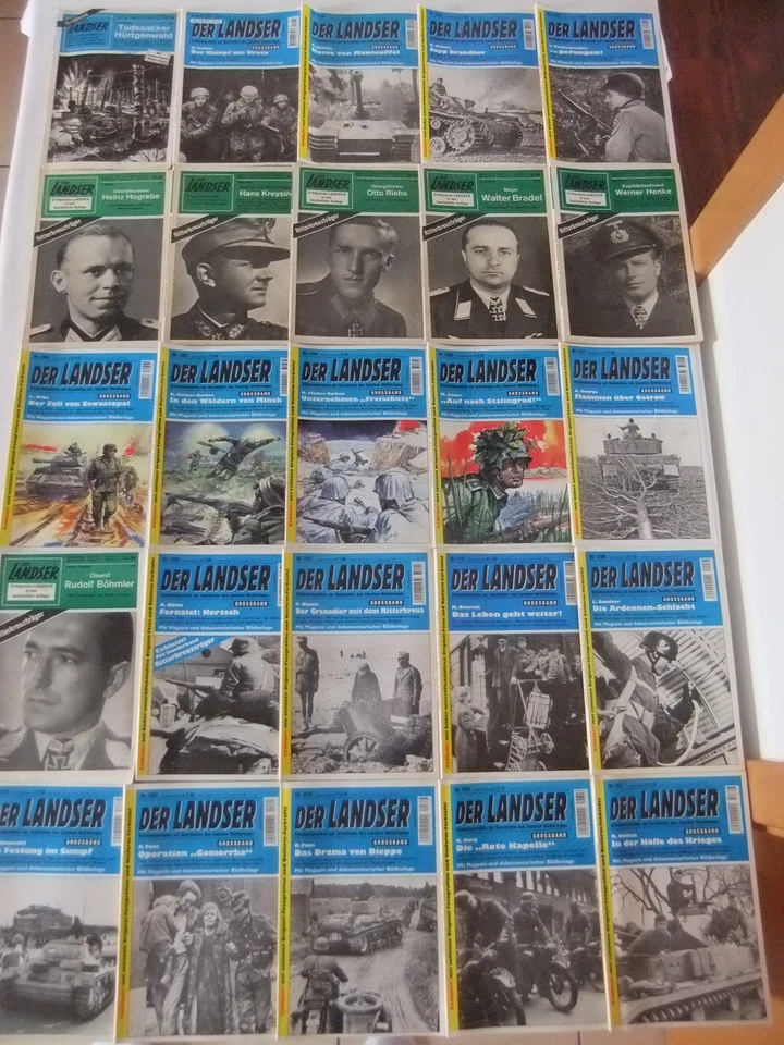 Der Landser Grossband / Ritterkreuzträger, 25 Hefte, guter Zustand, siehe Bild - Bild 1 von 1