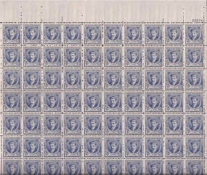 Estampilla de Estados Unidos - 1940 5c compositor Edward MacDowell NH 70 hoja de estampillas #882 - Imagen 1 de 1