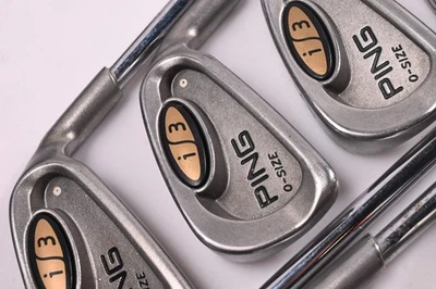Ping i3 O-Size Irons / 3-PW+SW / White Dot / Regular Flex Ping JZ Shafts - Image 1 of 4