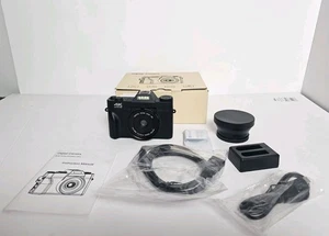 Cámara de vlogging 4K para cámara digital YouTube 48MP para fotografía y video... - Imagen 1 de 13