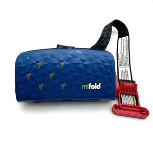 Siège portable d'appoint de voiture compact Mifold Grab-And-Go, 40-100 lbs bleu - Photo 1/7