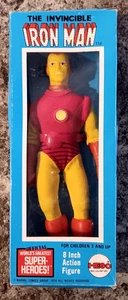 Seltene Vintage The Invincible Iron Man 8" Figur Mego 1974 OVP dabei - Bild 1 von 7