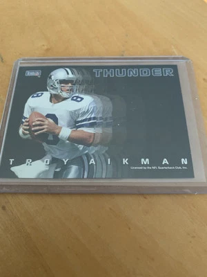 TROY AIKMAN / MICHAEL IRVIN 1993 SKYBOX THUNDER LIGHTNING INSERT CARD #TL6 - Image 1 of 2