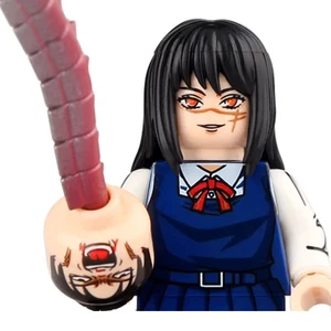 Nuevo conjunto de bloques de construcción de hombre motosierra Denji Pochita Makima mini figura de acción juguete - Imagen 1 de 11