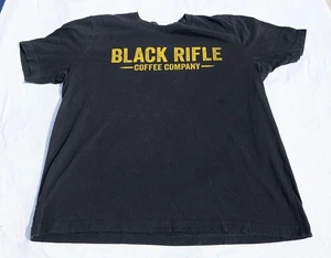 Camiseta Black Rifle Coffee Company Adulto XL Negra Amarilla Manga Corta - Imagen 1 de 6
