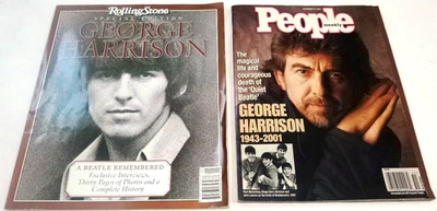 BEATLES George Harrison-Rolling Stone Magazine/People Mag. Special Tribute Edt. - Image 1 of 4