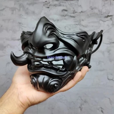 Ghost of Tsushima Japanese Half Face Mask Cosplay Prop Halloween Decoration Gift - Image 1 of 4
