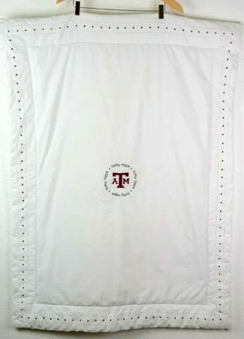 Baby Fanatic BABY AGGIE Texas A&M University Crib Blanket Embroidered Cover