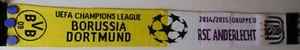 Borussia Dortmund Schal Spieltag Champions League RSC Anderlecht 2014 Scarf FG12 - Bild 1 von 6