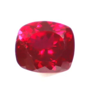 Natural Blood Red Ruby 8.40 Ct Cushion Cut GIE Certified Loose Gemstone 917 - Picture 1 of 9