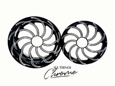 NINJA 240 FAT TIRE BLACK CONTRAST CHAOS WHEELS FOR 12-20 KAWASAKI NINJA ZX-14R Foto 1 de 4