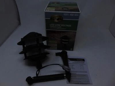 Hampton Bay Low Voltage LED Black 3-Tier Metal Path Light - Lasts Up to 50,000 - Image 1 of 3