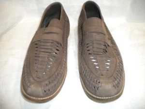 HUSH PUPPIES deep comfort size 45 mens leather/suede driving loafer - Picture 1 of 4