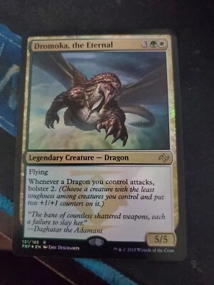 MTG Dromoka, the Eternal Fate Reforged 151/185 Foil Rare - Image 1 of 2
