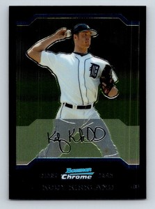 2004 Bowman Chrome Kody Kirkland RC Auto Detroit Tigers #322