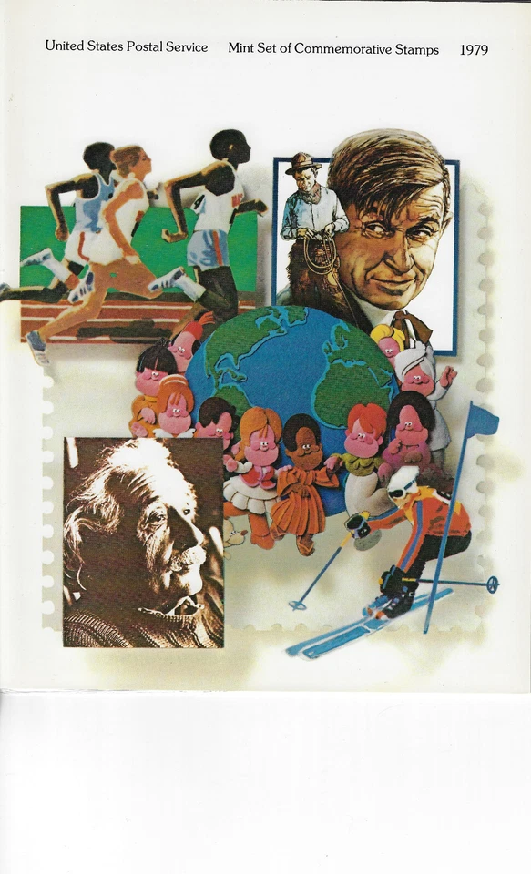 US Stamps /Postage year set 1979 Commemoratives  in folio - Image 1 of 1