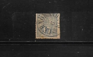 Svezia 1862 Leone 17 0re grigio usato - Foto 1 di 2
