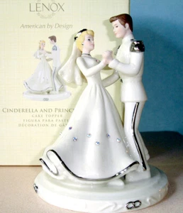 Lenox Disney Cenicienta y Príncipe Amor Encantador Boda Pastel Topper Estatuilla Nueva - Imagen 1 de 4