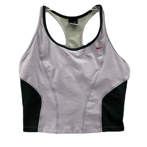 Nike Tank Top Shirt Girls Large Pink Dri-Fit Athletic Pullover Sleeveless Logo - Picture 1 of 12