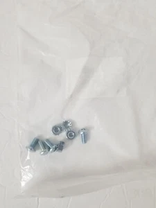 Asst 510 Star Lock Nut & amp;Bolts Steel 1/4-20 x 1/2 4 Pack - Picture 1 of 2