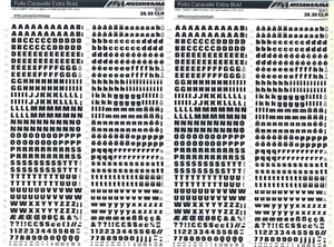 MECANORMA Transfer Lettering 28.20 CLN Letraset #615 FOLIO CARAVELLE 5.5mm - Picture 1 of 1