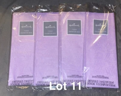 Hallmark Tissue Paper Lot Of 4-Choose 1 Lot For $10 Free Shipping! 5 Available - Image 1 of 4