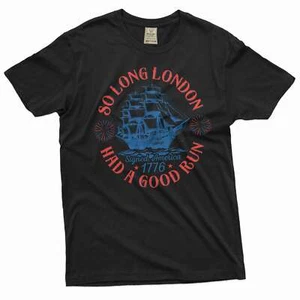 Funny 4th of July shirt Long had a good run independence day 1776 Patriotic tee - Picture 1 of 8