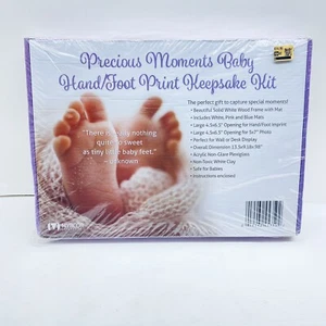 Precious Moments Baby Hand/Foot Print Keepsake Kit - Picture 1 of 6