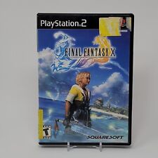 Final Fantasy X 10 (PlayStation 2 PS2) Black Label Disc & Box (No Manual) TESTED