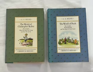 Die Welt von Pooh und Christopher Robbin Hardcover Buch Set A. A. Milne 1985 - Bild 1 von 5