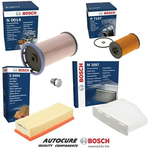 KIT DE SERVICIO FILTRO BOSCH COMPLETO PARA VOLKSWAGEN VW SCIROCCO R-LINE MK3 2012-2015 - Imagen 1 de 1