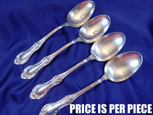 INTERNATIONAL WILD ROSE STERLING SILVER SERVING SPOON - GOOD CONDITION - Picture 1 of 12