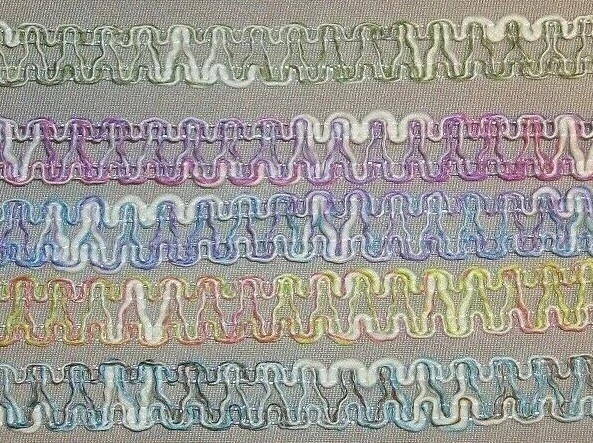 5 yds. WOVEN CURVA RIBBON    1/2" wide (choice of 5 colors) - Image 1 of 1