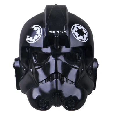 Casco de PVC Star Wars Cosplay Máscara facial completa Usable Disfraz utilería Halloween Foto 1 de 4