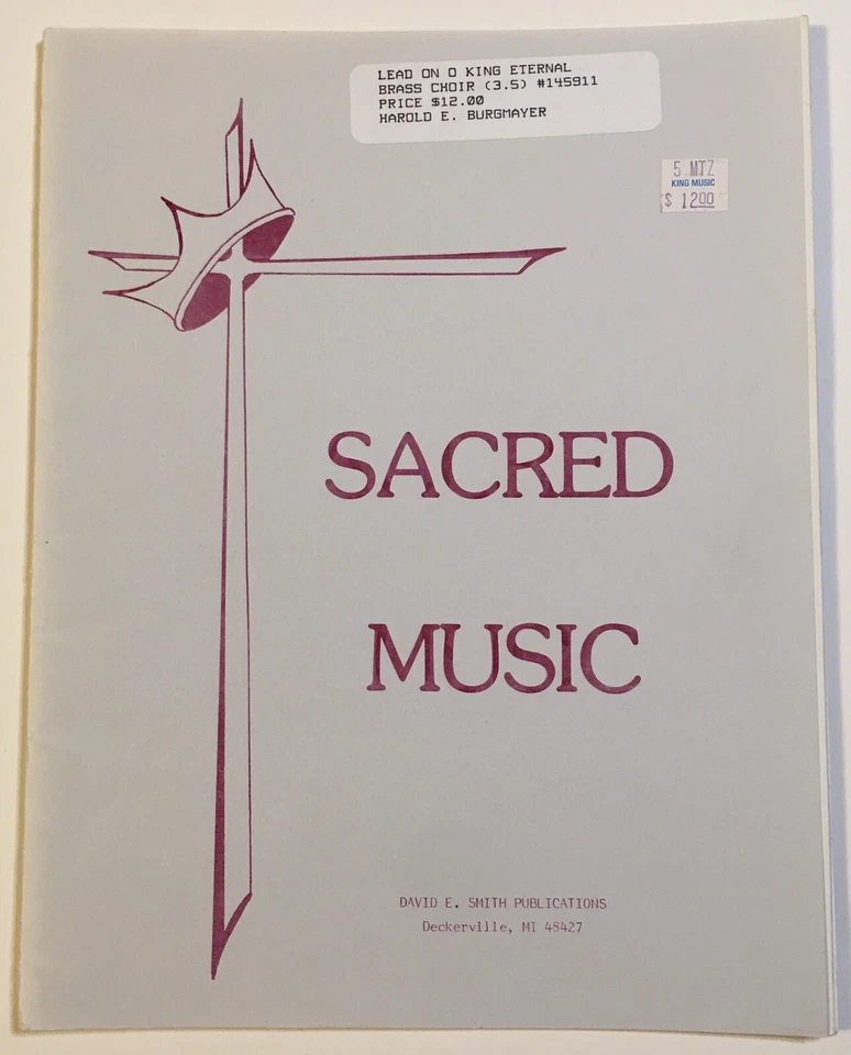Sacred Instrumental Sheet Music ~ Lead On O King Eternal ~ David E. Smith Brass - Image 1 of 3