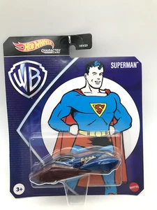 Hot Wheels Superman Character Car Warner Bros. 1:64 Diecast NEW - Picture 1 of 3
