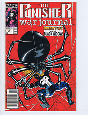 Punisher War Journal #9 Marvel 1989 Dreamtime with the Black Widow !