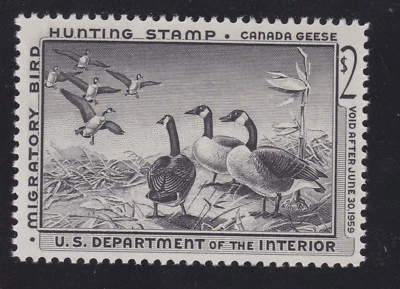US RW25 $2 Duck Hunting Mint VF-XF OG NH SCV $85 - Image 1 of 2