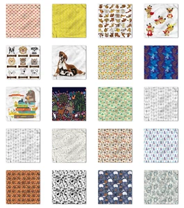 Ambesonne Animal Bandana Printed Unisex Head Neck Tie Scarf Headband - Picture 1 of 62