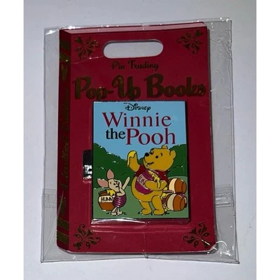 NUEVO Prendedor Winnie the Pooh de libros emergentes de los parques de Disney limitado LE 4000 Disneyland DLR Foto 1 de 4