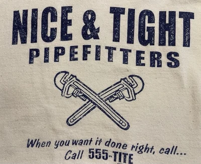 Camiseta Half Moon Productions De Colección Bonita y Apretada Pipefitters... Gay LGBT XL Foto 1 de 4