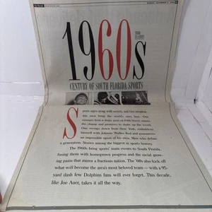 Miami Herald 1960er Jahrhundert Südflorida Sportzeitung Dritte in einer Serie - Bild 1 von 4