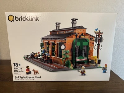 LEGO bricklink (910033) Old Train Engine Shed ~Brand New & Sealed~ Sold Out - Image 1 of 4