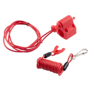 Tusk Power Pull Tether Kill Switch Red For Suzuki LT50 QUADSPORT 2002-2003,2005 - Picture 1 of 4