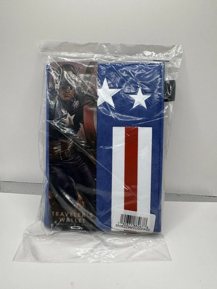Captain America Collectible Travel Wallet - Image 1 of 1