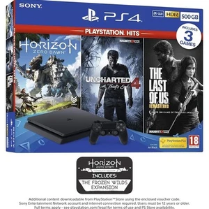 Sony PlayStation 4 500GB (INCLUDES 3 GAMES) Black Console Pack (PS4) - Picture 1 of 1