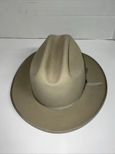 Vintage Stetson Open Road 3xxx Biber 7 1/8 lang oval - Bild 1 von 14
