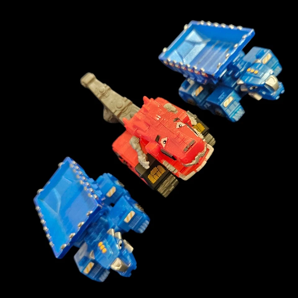 Hot Wheels DinoTrux Ton-Ton & Dozer Grúa Die-Cast Lote de 3 Figuras 2015 Foto 1 de 4